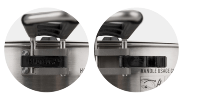 Recalled product with the black nylon latch